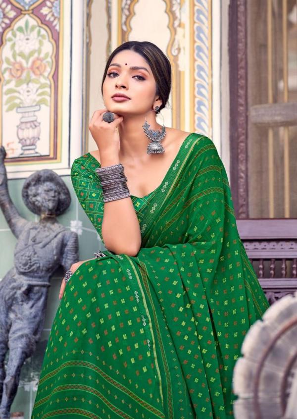 Kashvi Rangrez Fancy Wear Georgette Designer Saree Collection